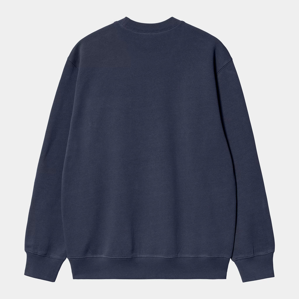CARHARTT WIP SWEATSHIRT - Air Force Blue Malbec