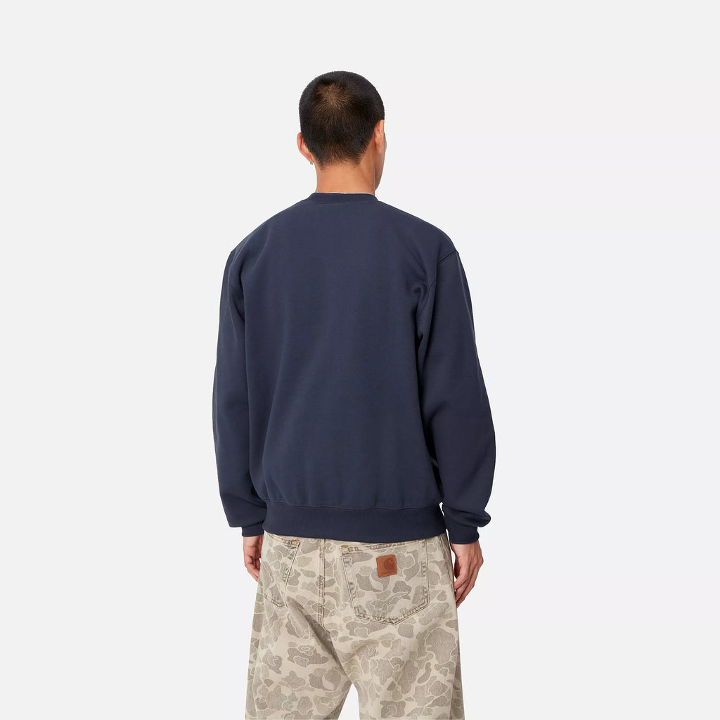 CARHARTT WIP SWEATSHIRT - Air Force Blue Malbec