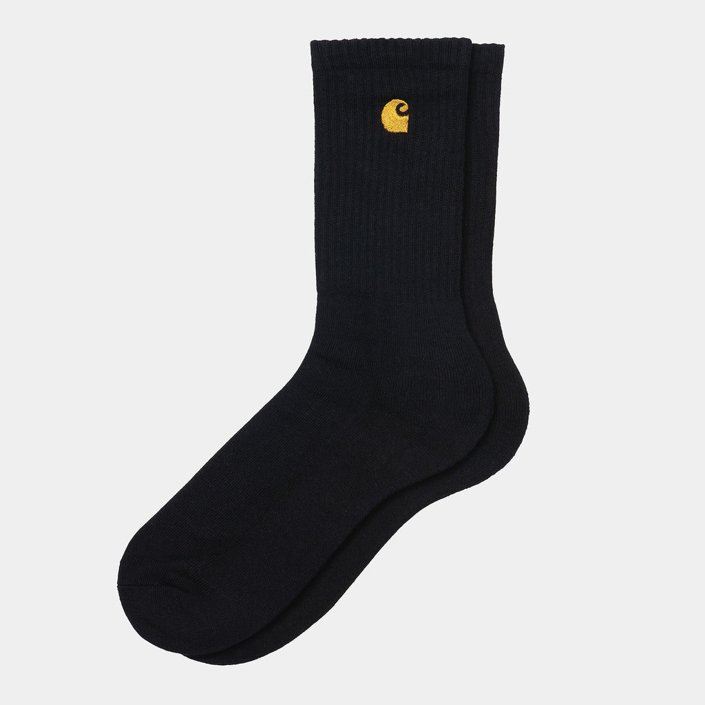 CARHARTT WIP CHASE SOCKS - Black Gold