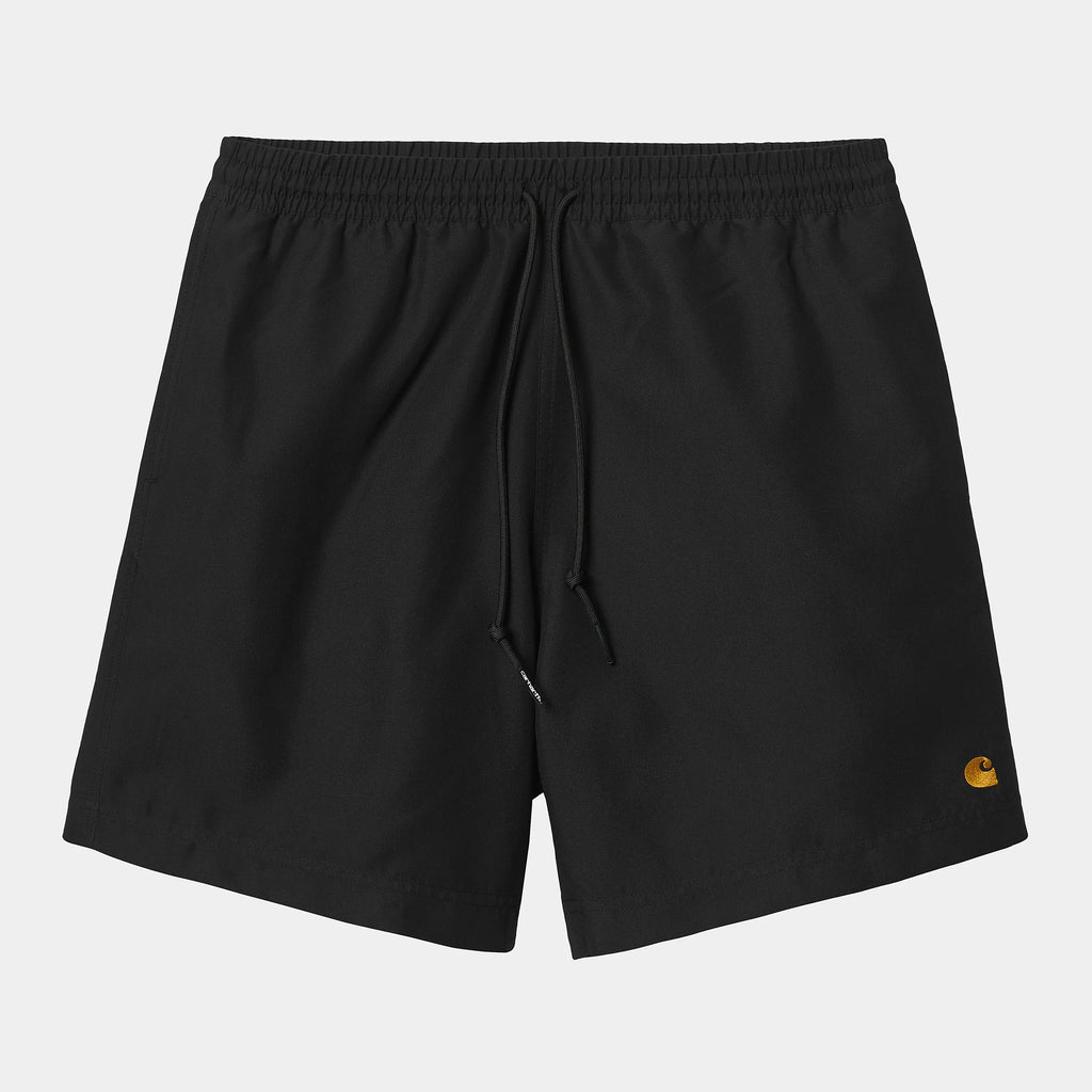 CARHARTT WIP Chase Swim Trunks - Black Gold