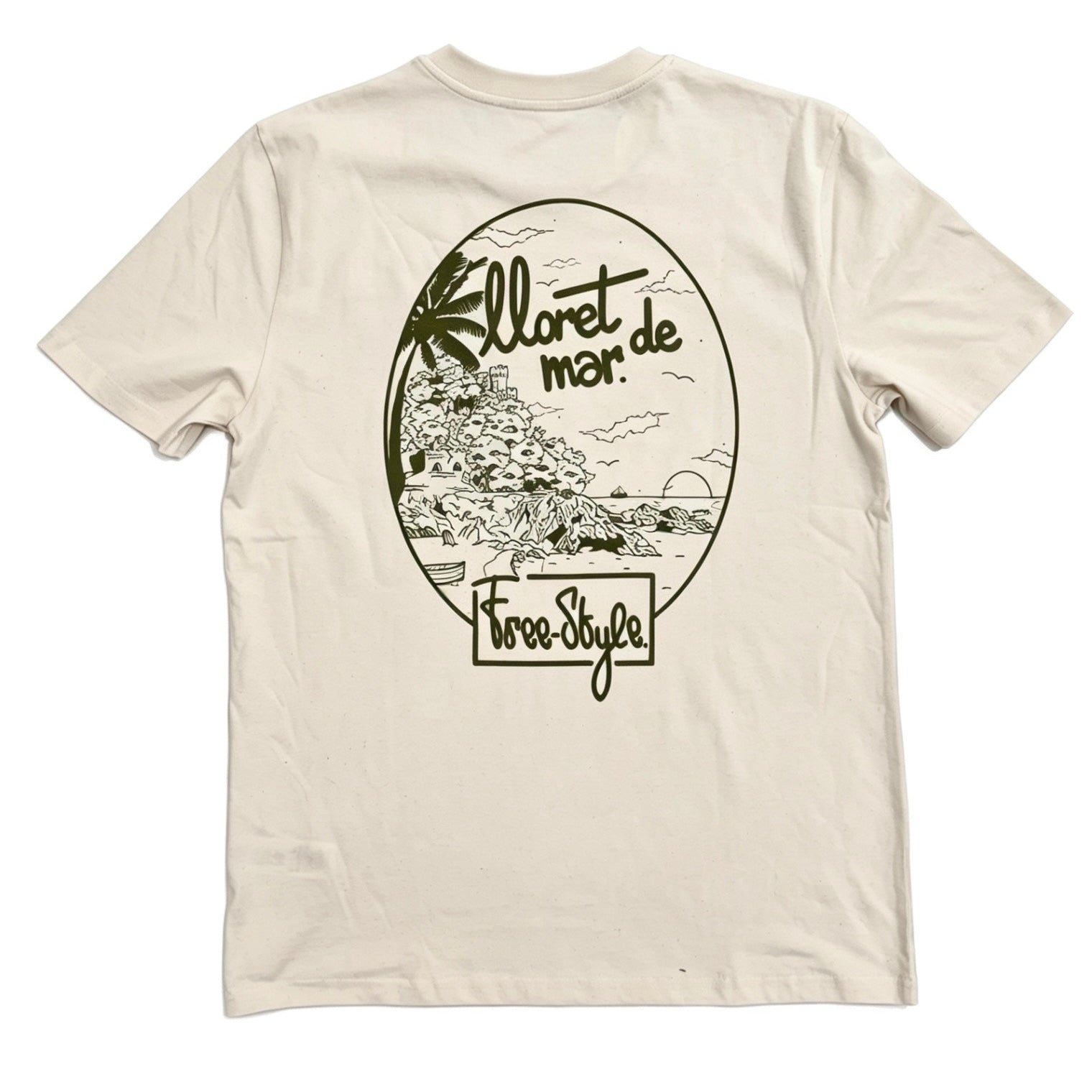 FREESTYLE X Sa Caleta S/S Tee - Beige Green