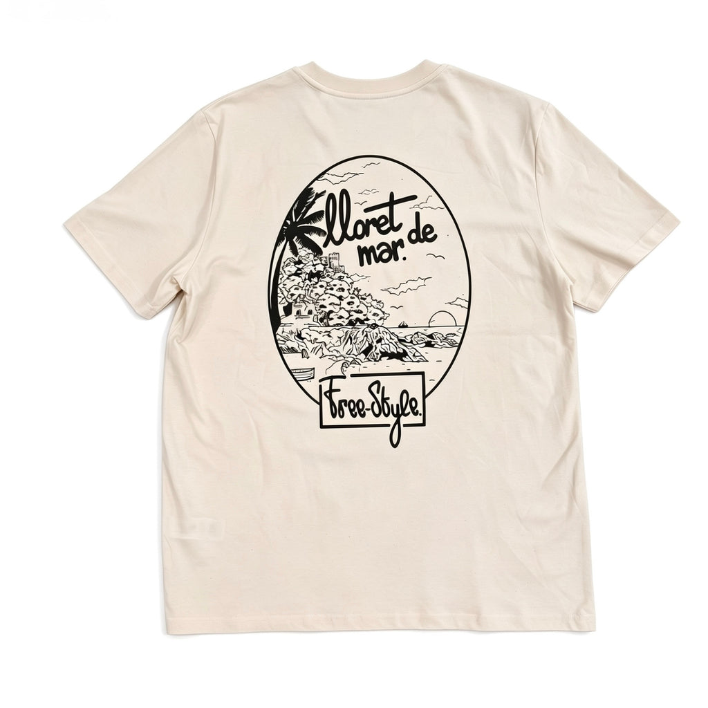 FREESTYLE X Sa Caleta S/S Tee - Beige Black