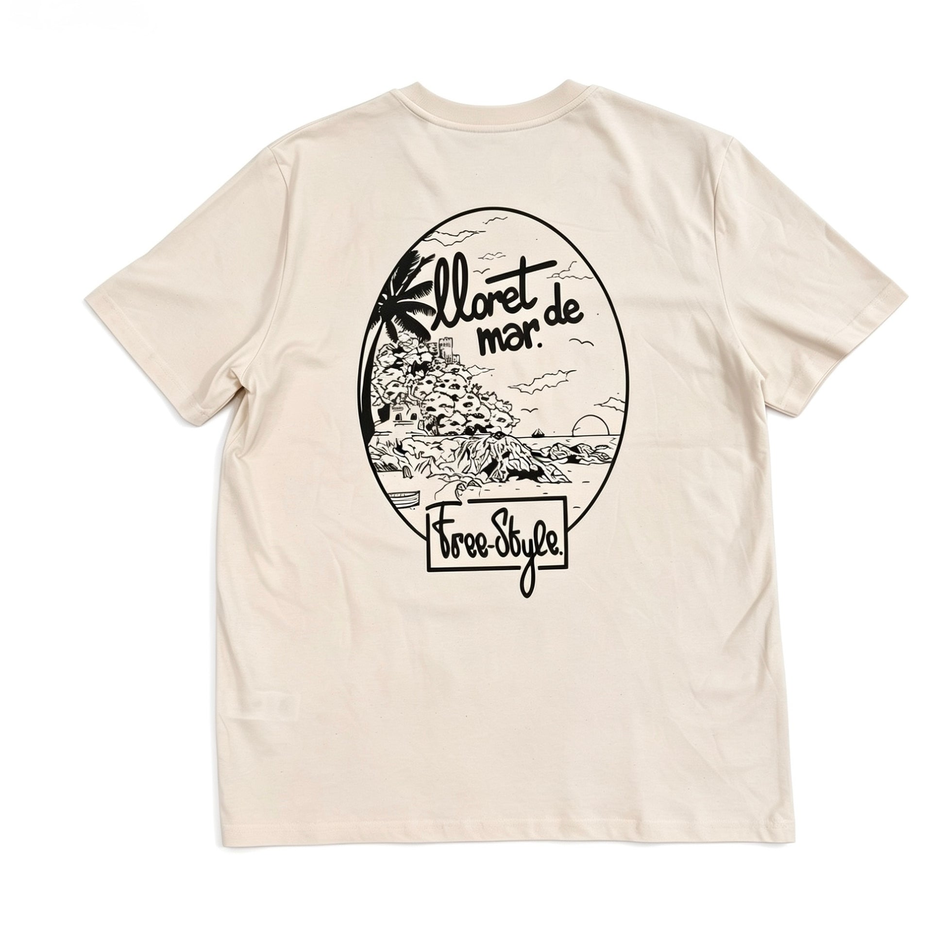 FREESTYLE X Sa Caleta S/S Tee - Beige Black