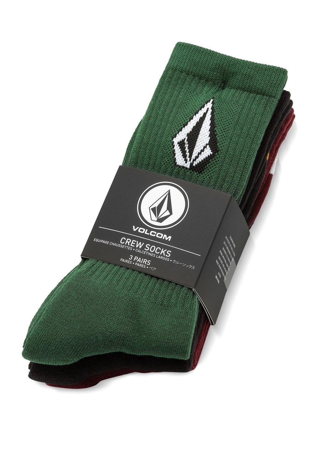 VOLCOM FULL STONE SOCKS 3-PACK - MIX