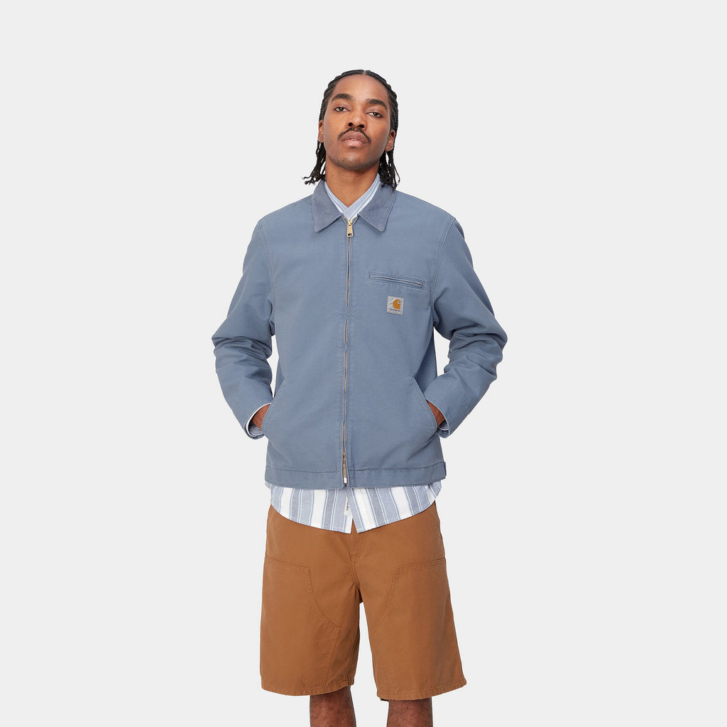 CARHARTT WIP DETROIRT JACKET (SUMMER) - Bay Blue (aged canvas)