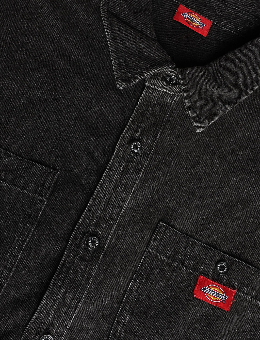 DICKIES Mechanic Denim L/S Shirt - Black Wash - FREESTYLE LLORET