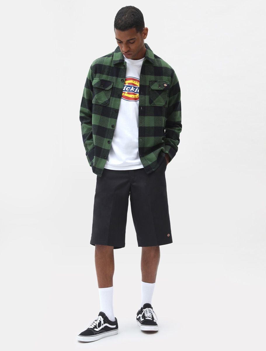 DICKIES NEW SACRAMENTO SHIRT - Pine Green