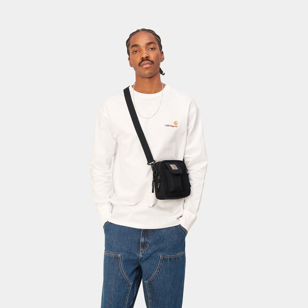 CARHARTT WIP ESSENTIALS BAG, SMALLS - Black
