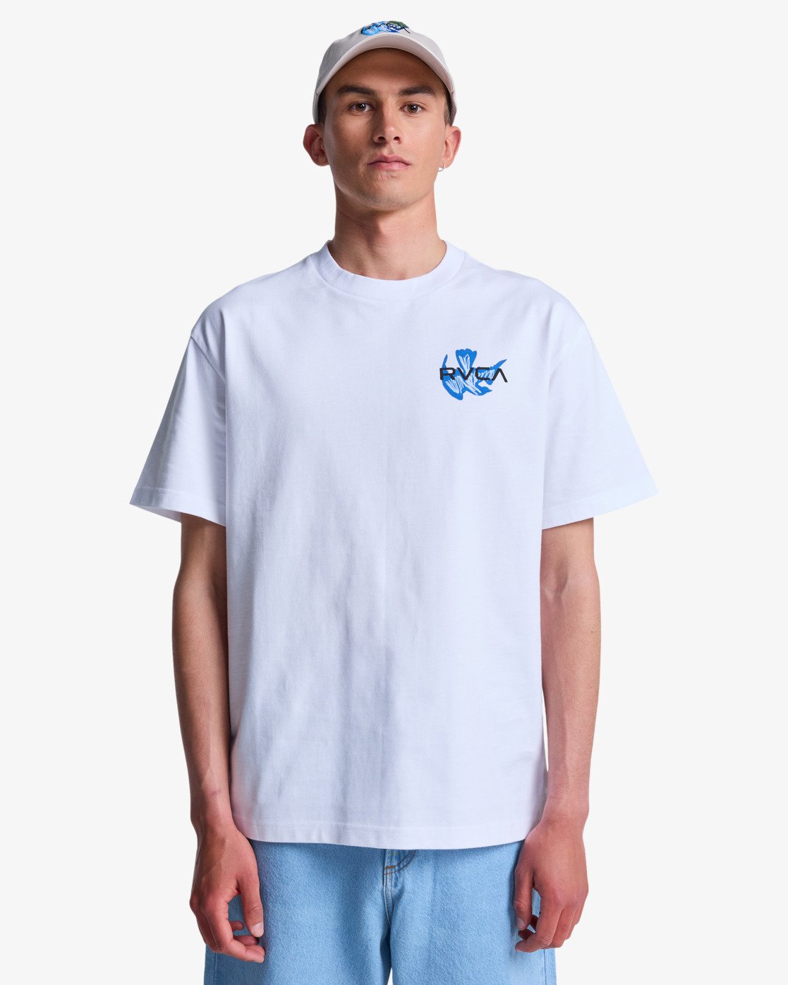RVCA Antonia Figueiredo Bonhomme SS TEE - White - FREESTYLE LLORET