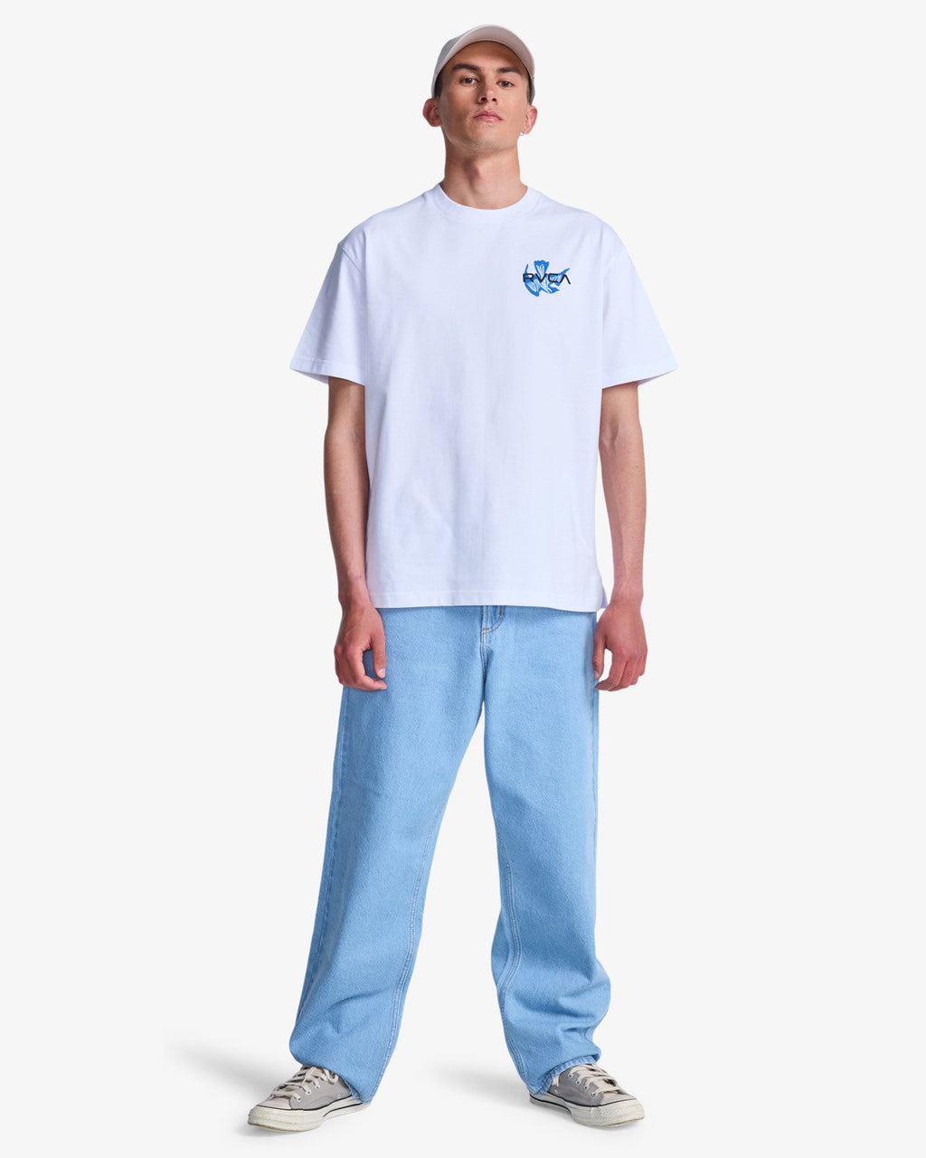 RVCA Antonia Figueiredo Bonhomme SS TEE - White - FREESTYLE LLORET