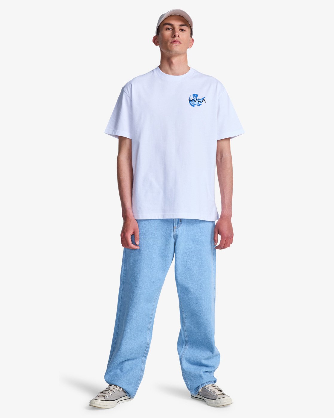 RVCA Antonia Figueiredo Bonhomme SS TEE - White - FREESTYLE LLORET