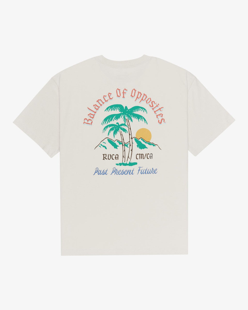 RVCA Frond Mural SS TEE - Moonbeam - FREESTYLE LLORET