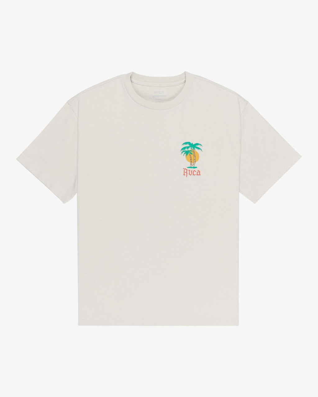 RVCA Frond Mural SS TEE - Moonbeam - FREESTYLE LLORET