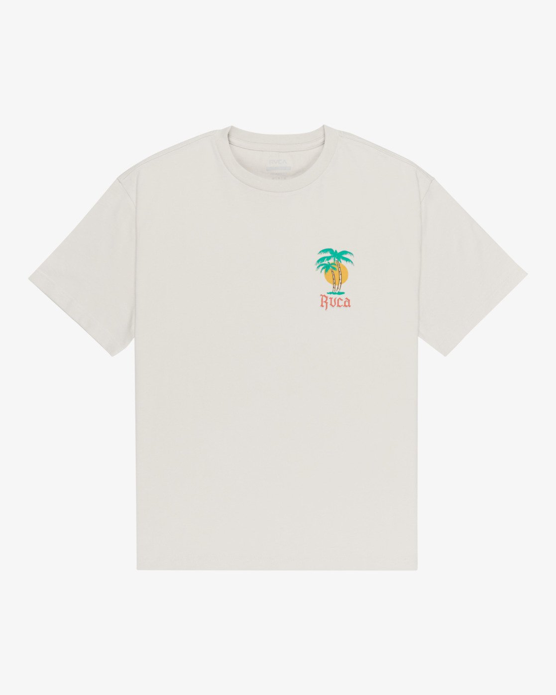 RVCA Frond Mural SS TEE - Moonbeam - FREESTYLE LLORET