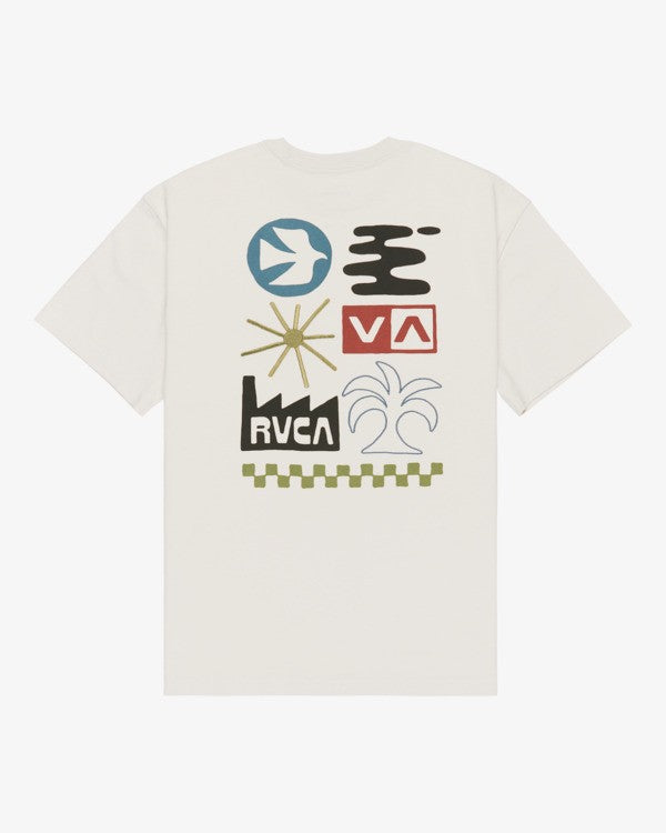 RVCA Mirage SS TEE - Moonbeam