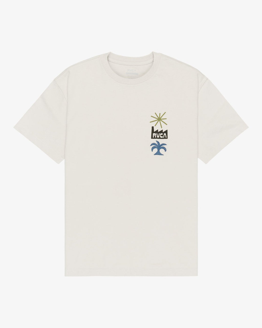 RVCA Mirage SS TEE - Moonbeam - FREESTYLE LLORET