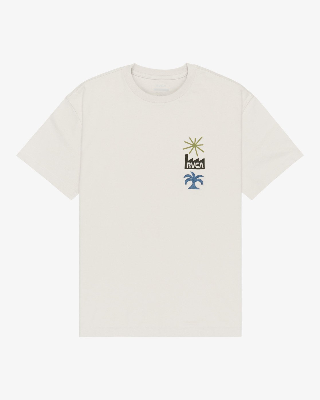 RVCA Mirage SS TEE - Moonbeam - FREESTYLE LLORET