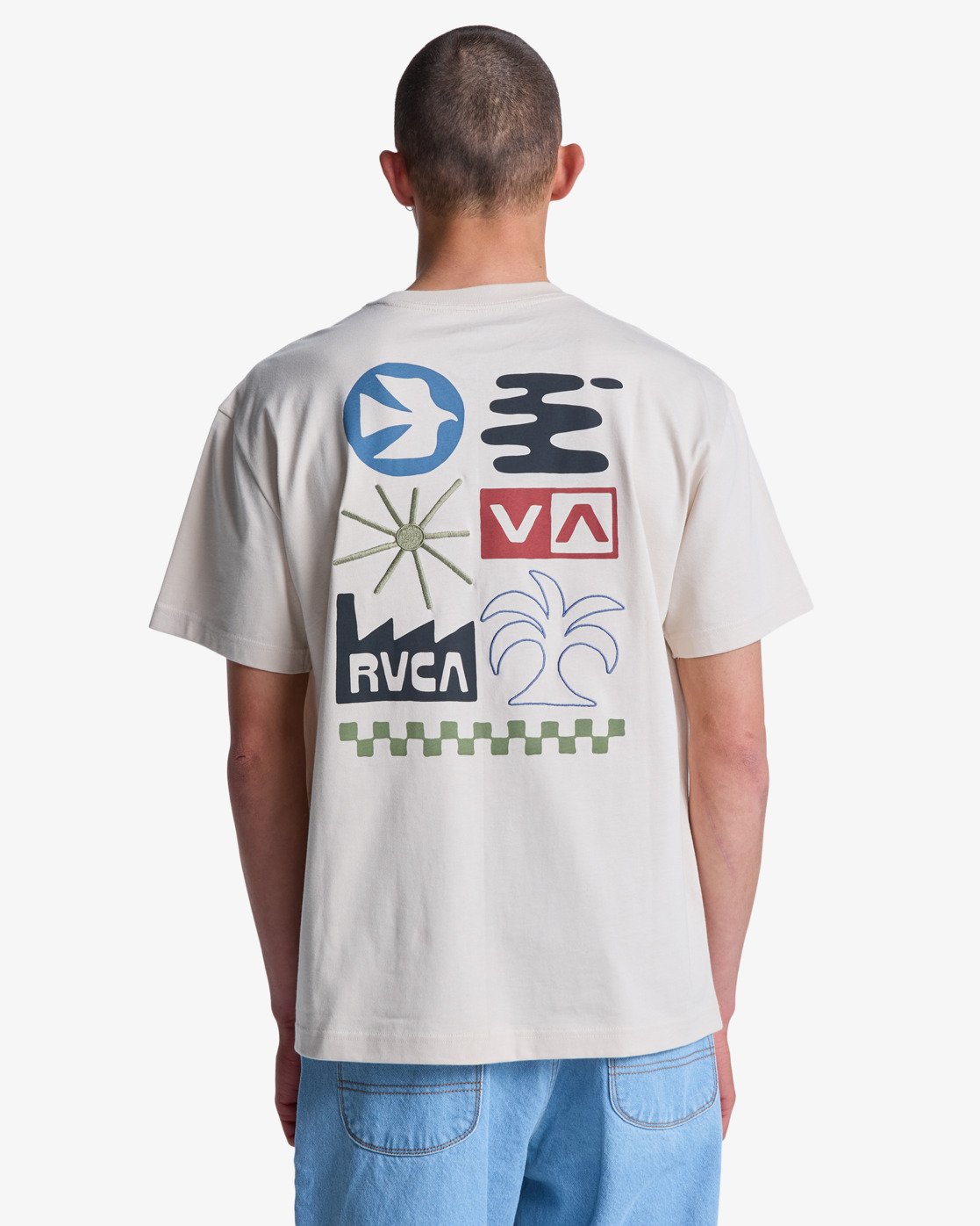 RVCA Mirage SS TEE - Moonbeam - FREESTYLE LLORET
