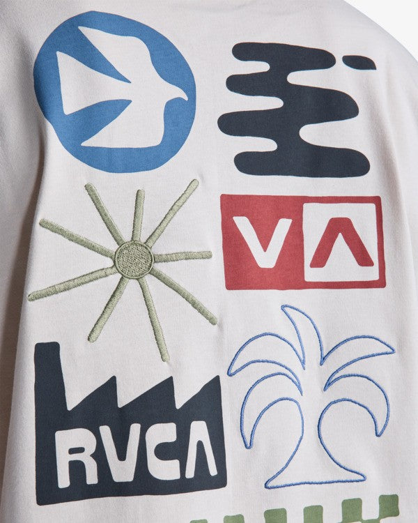 RVCA Mirage SS TEE - Moonbeam