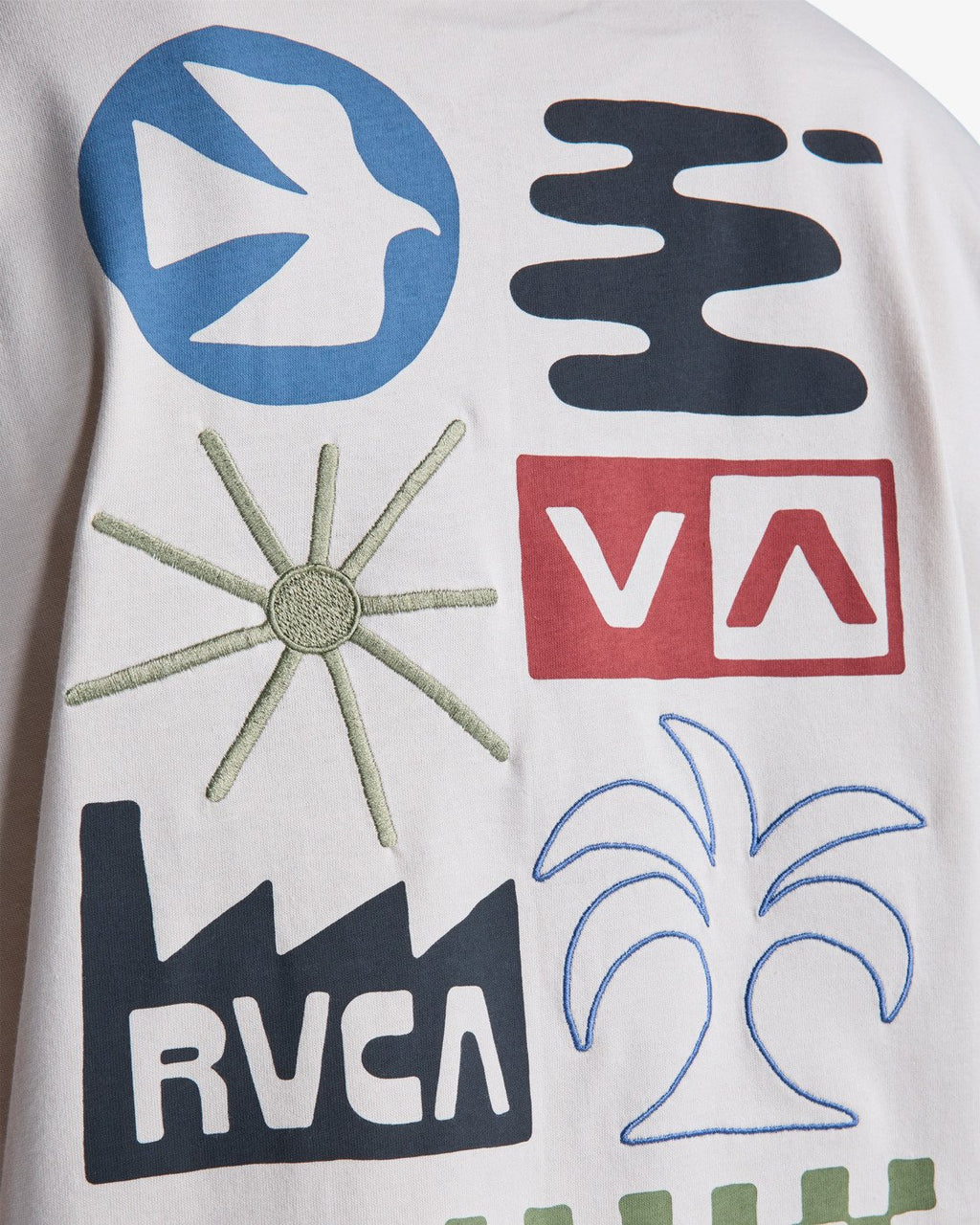 RVCA Mirage SS TEE - Moonbeam - FREESTYLE LLORET