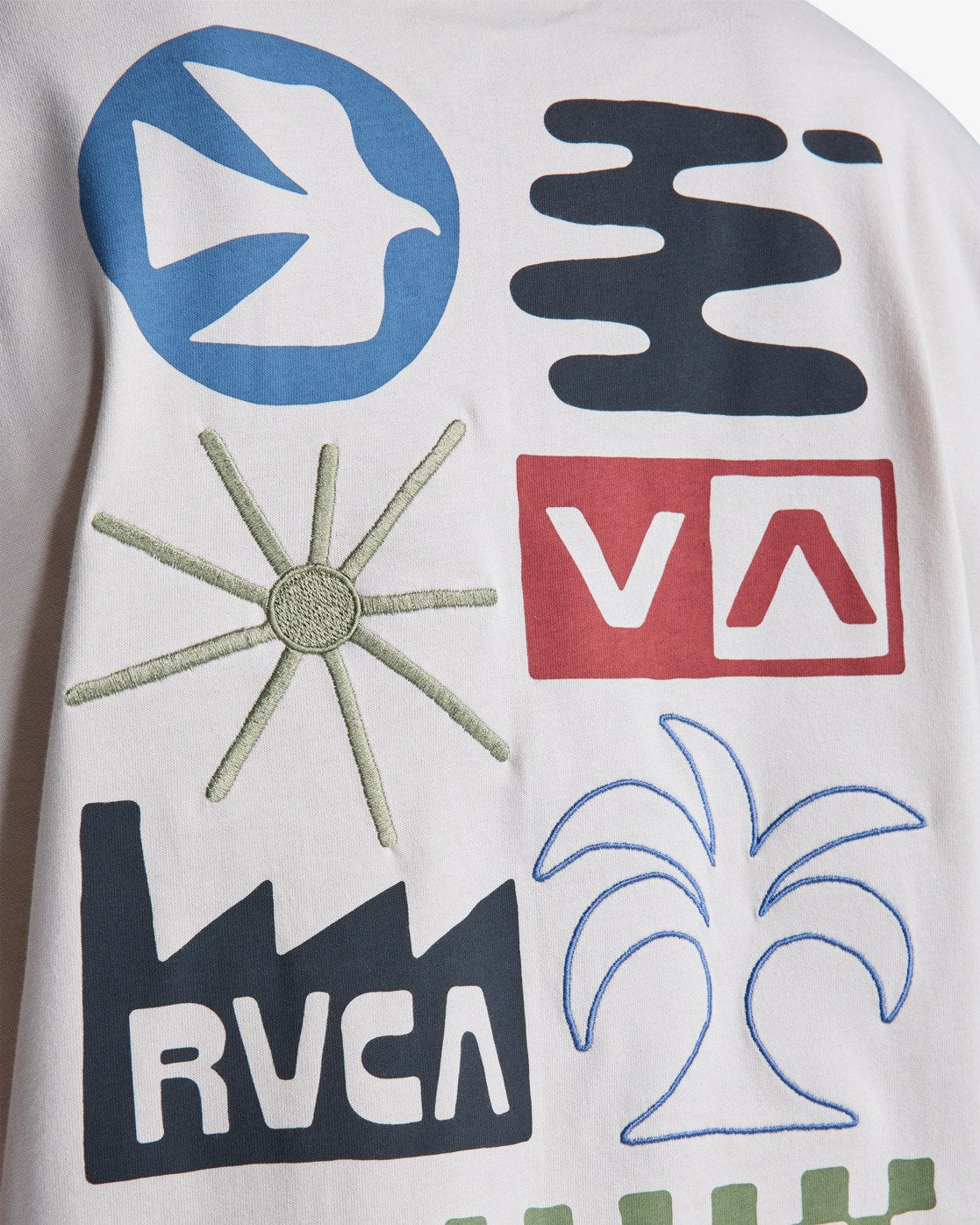 RVCA Mirage SS TEE - Moonbeam - FREESTYLE LLORET