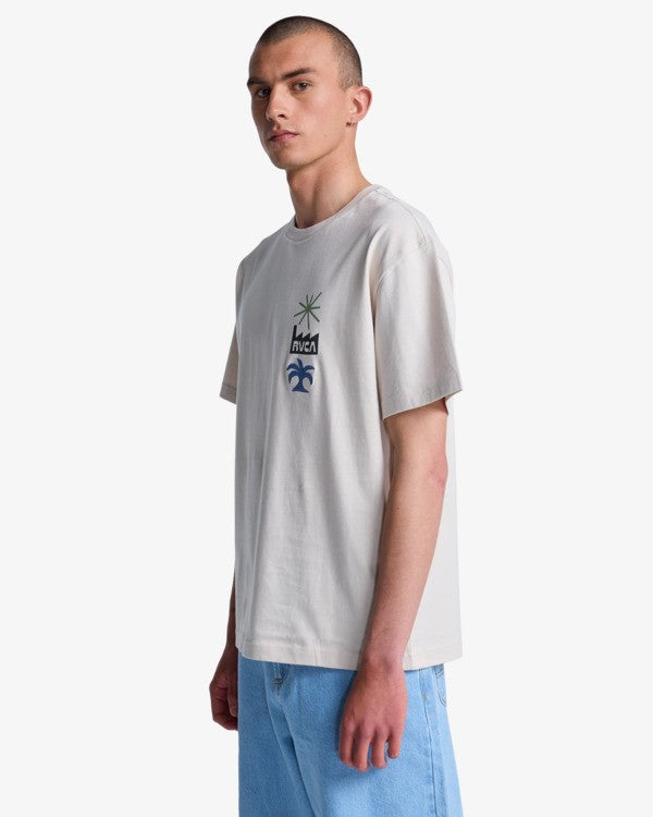 RVCA Mirage SS TEE - Moonbeam