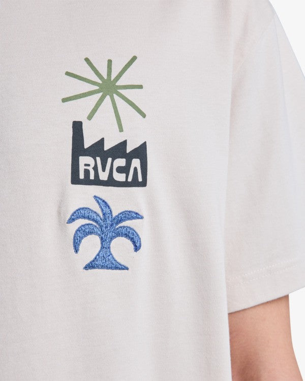 RVCA Mirage SS TEE - Moonbeam