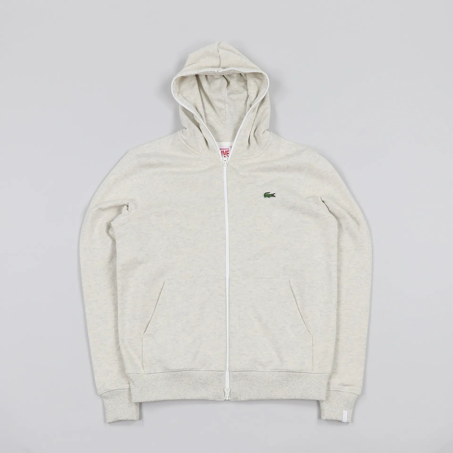 LACOSTE LIVE FULL ZIP HOODIE - PIGEON - FREESTYLE LLORET