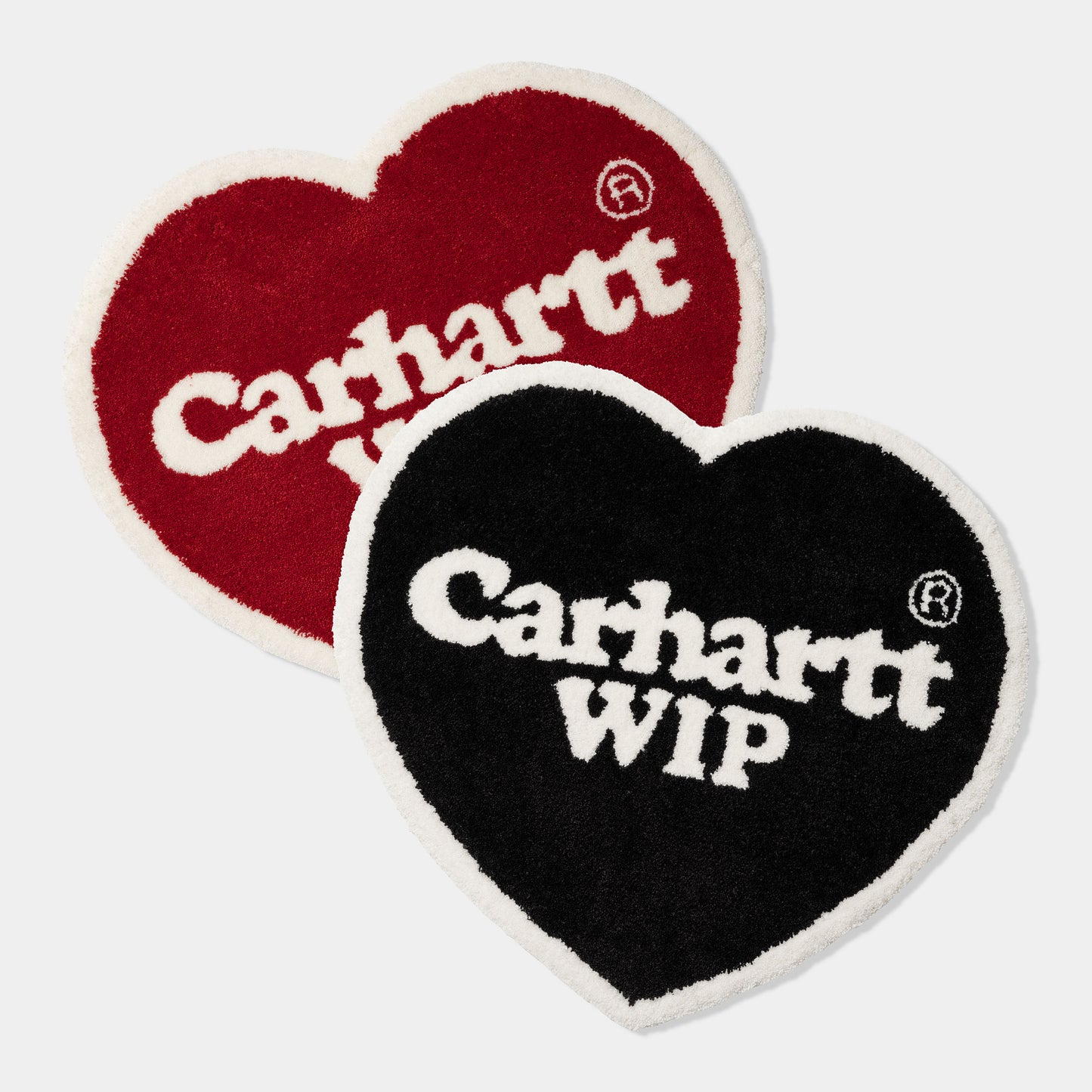 CARHARTT WIP HEART RUG - BLACK WHITE