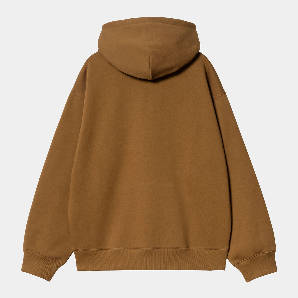 CARHARTT WIP Hooded Brown Ducks Sweatshirt - Hamilton Brown