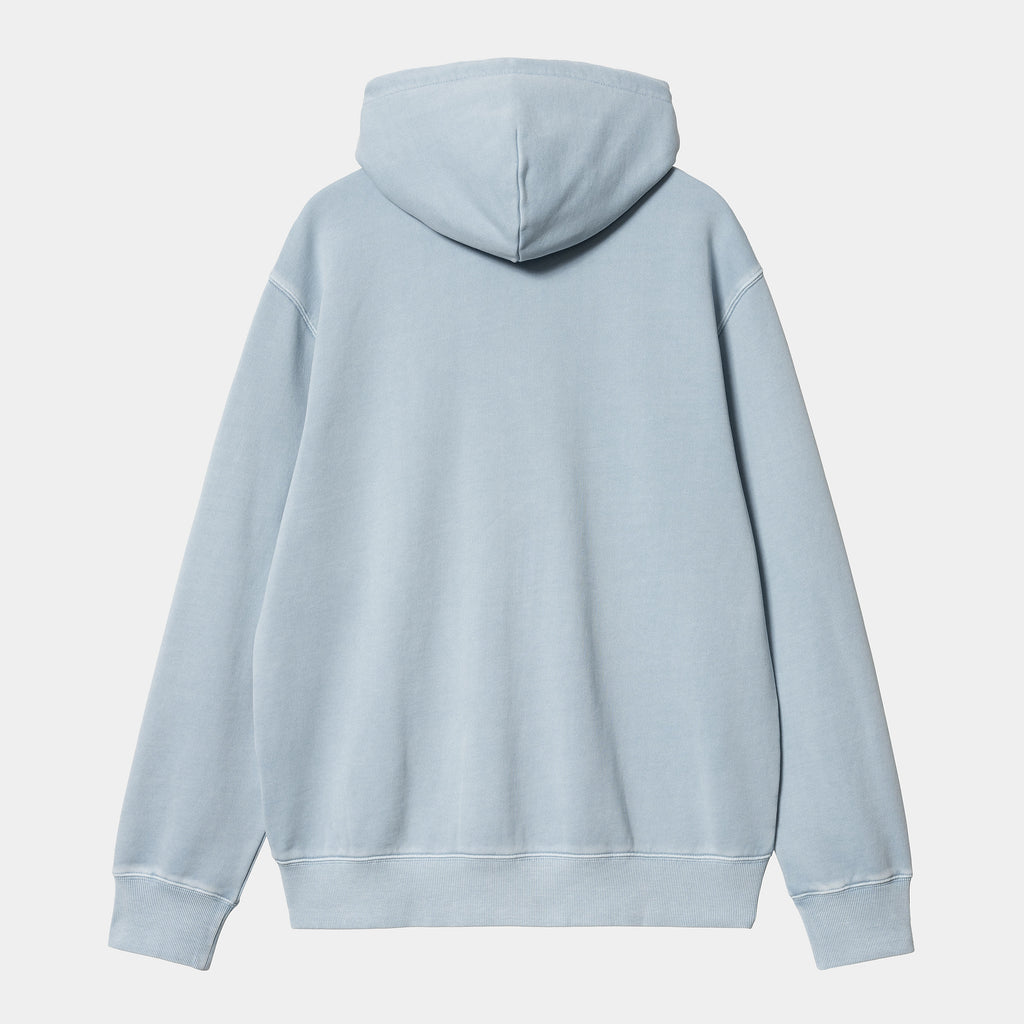 CARHARTT WIP Hooded Duster Script Jacket - Misty Sky (Garment Dyed)