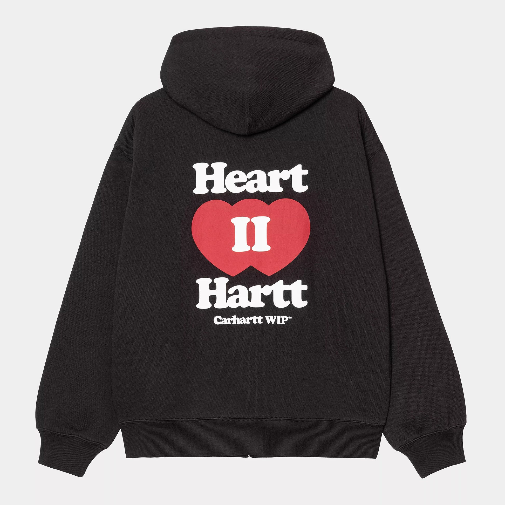 CARHARTT WIP Hooded Heart II Hartt Sweat Jacket - Black