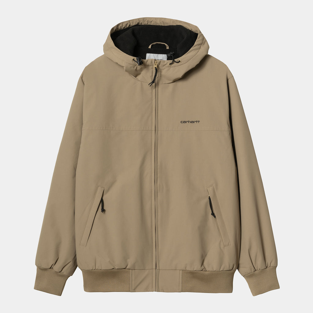 CARHARTT WIP HOODED SAIL JACKET - Leather Black
