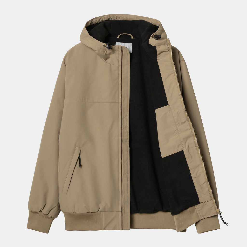 CARHARTT WIP HOODED SAIL JACKET - Leather Black