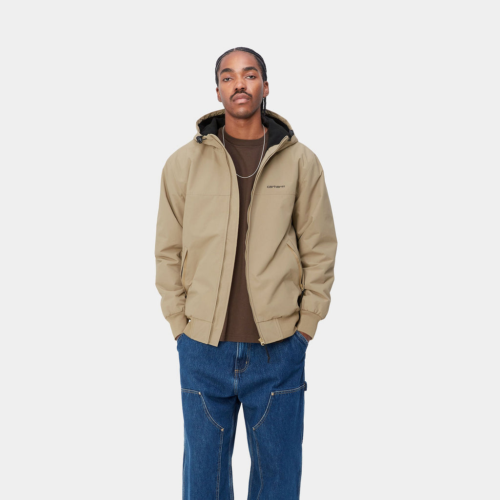 CARHARTT WIP HOODED SAIL JACKET - Leather Black