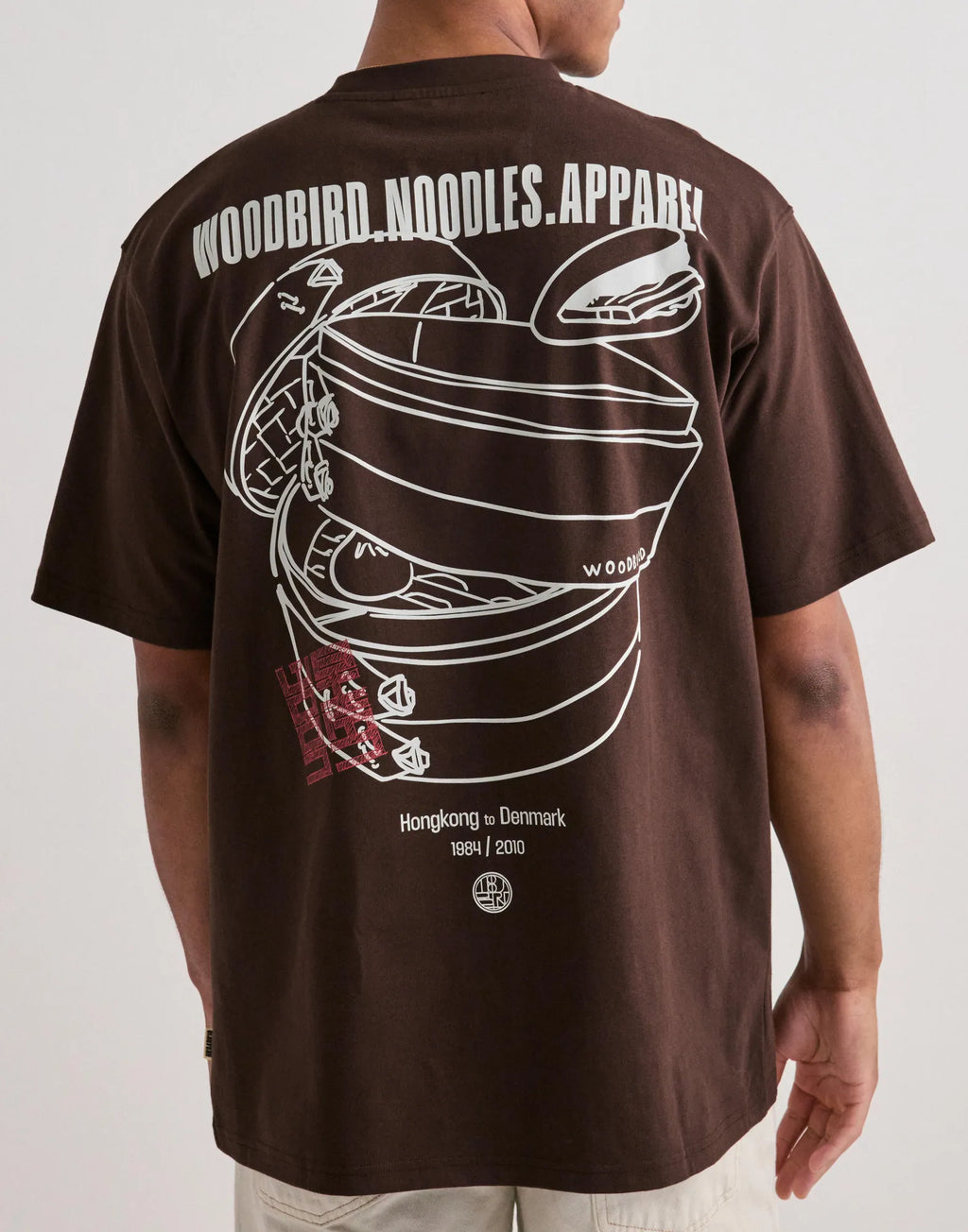 WOODBIRD WBBaine Nopa Tee - Dark Brown - FREESTYLE LLORET