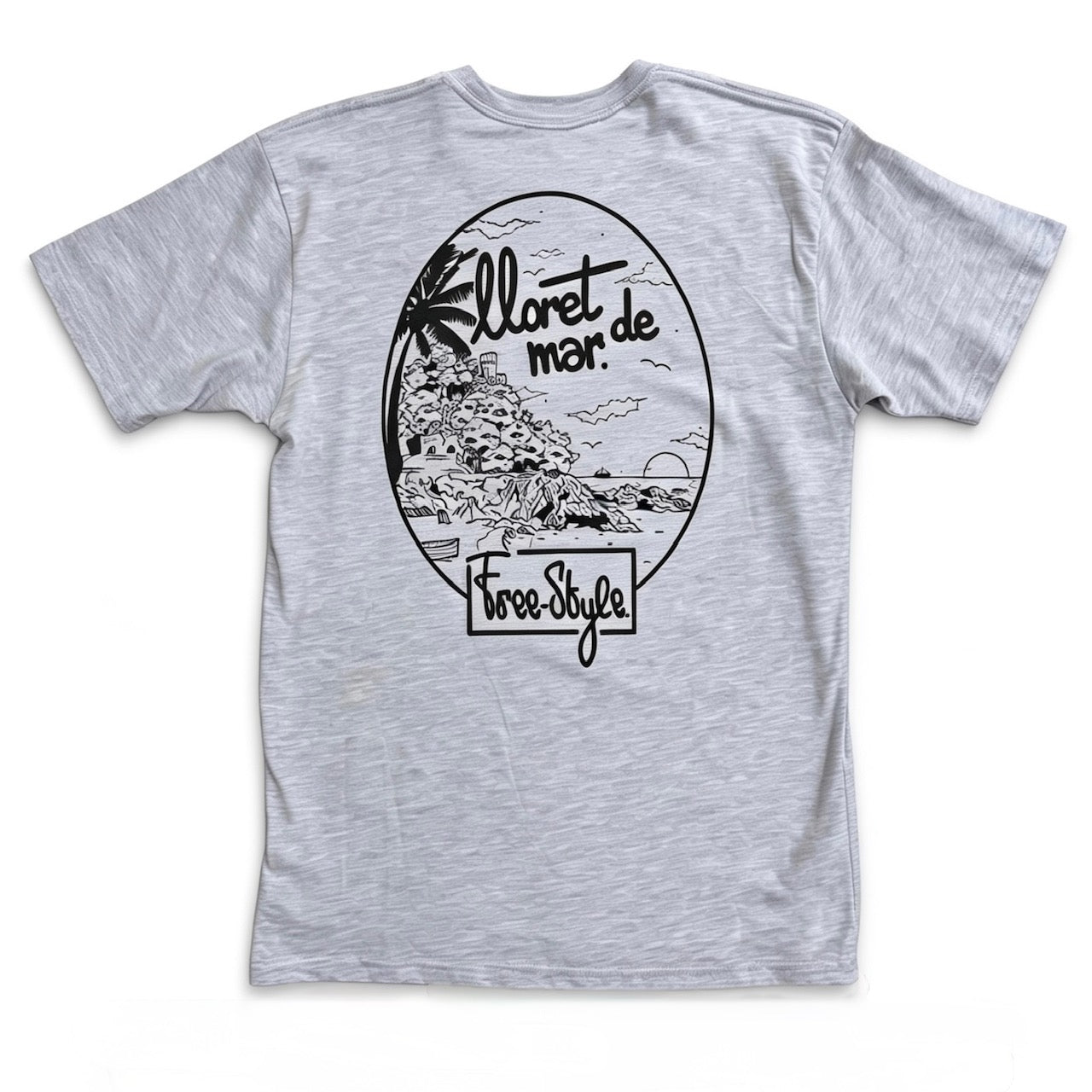 FREESTYLE X Sa Caleta S/S Tee - Grey Black