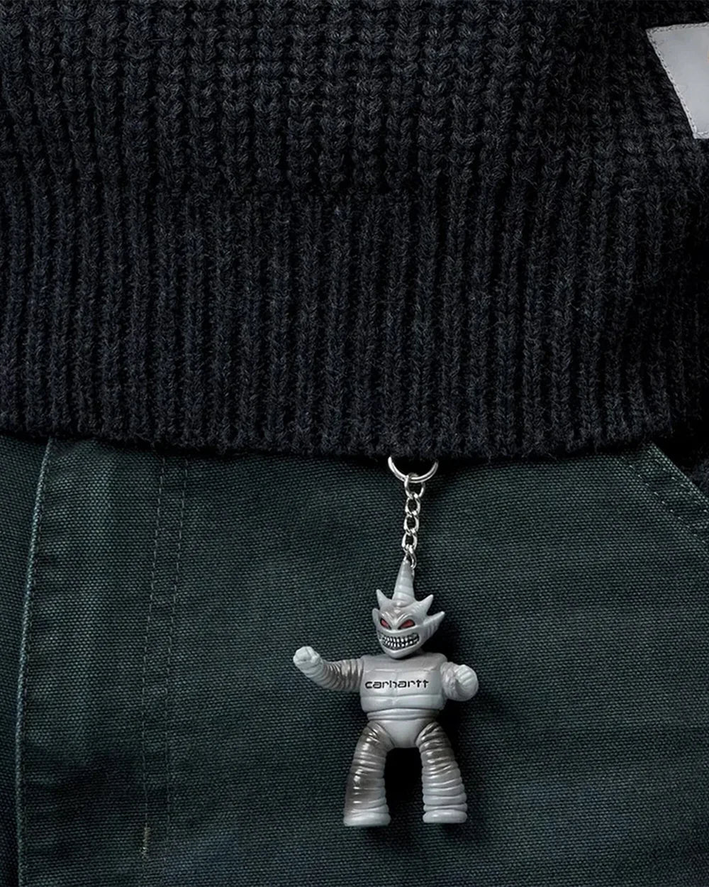 CARHARTT WIP Wiptopia II Danvillain Keychain - Grey (FW26)