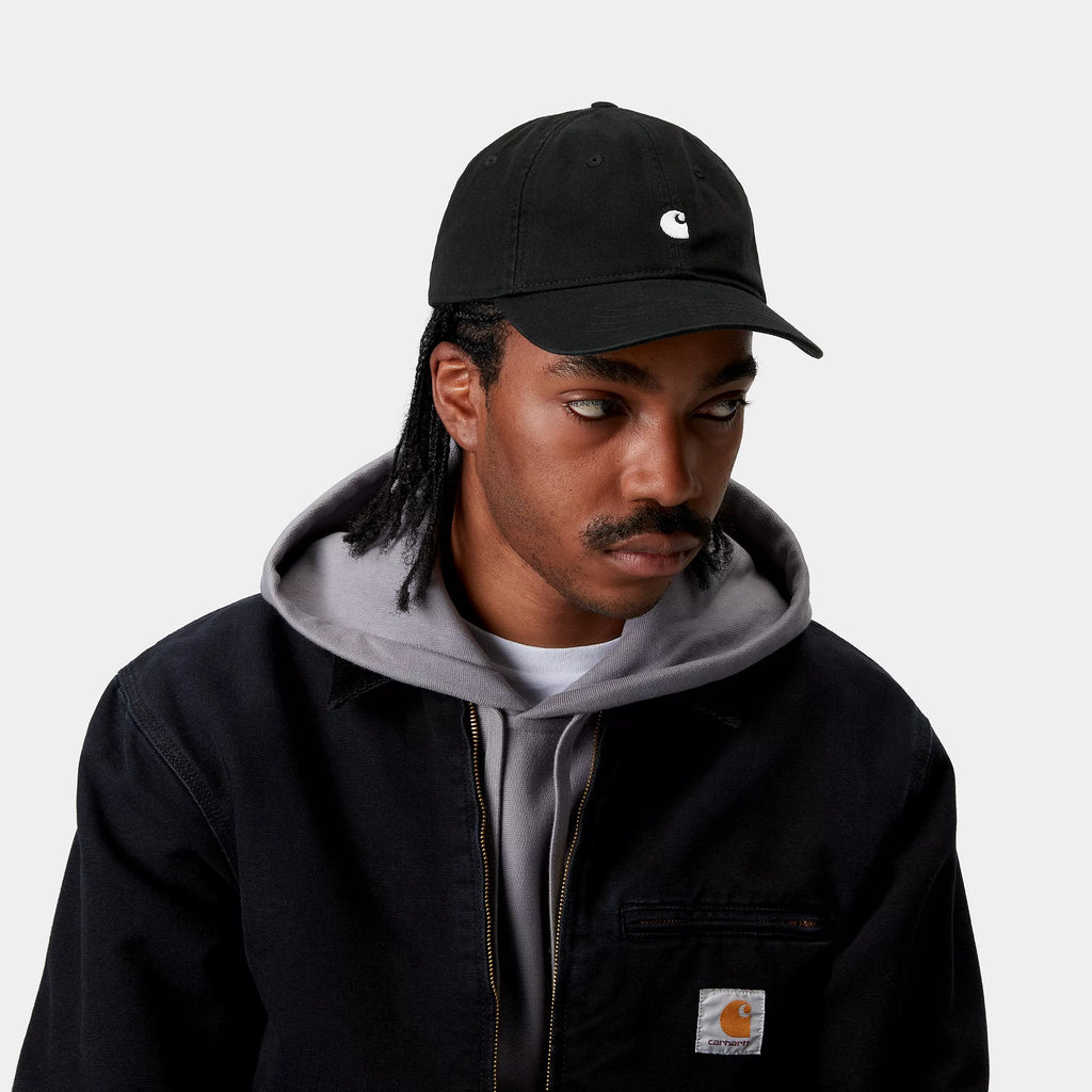 CARHARTT WIP Madison Logo Cap - Black White