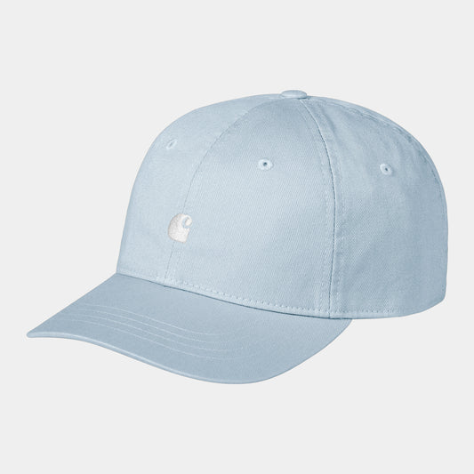 CARHARTT WIP MADISON LOGO CAP - Frosted Blue White