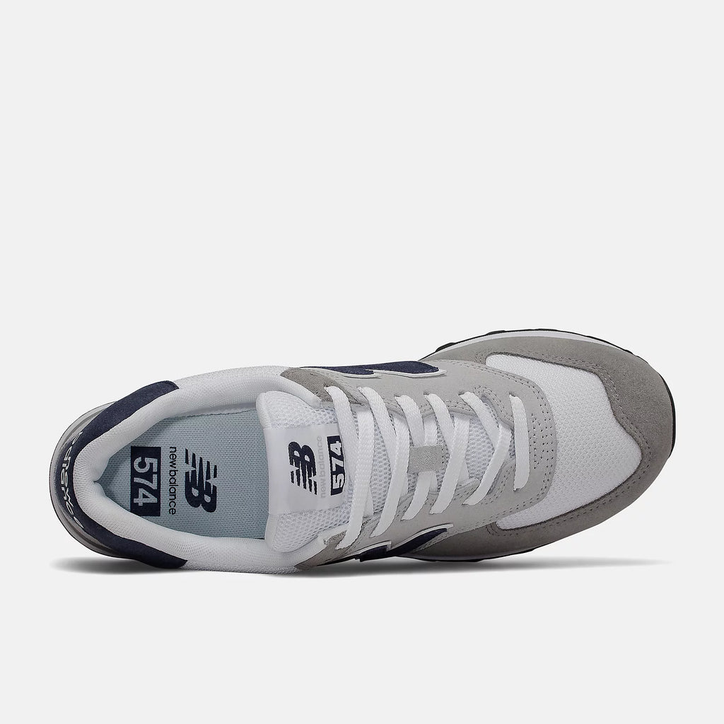 NEW BALANCE 574EAG - Rain Cloud White y Marblehead