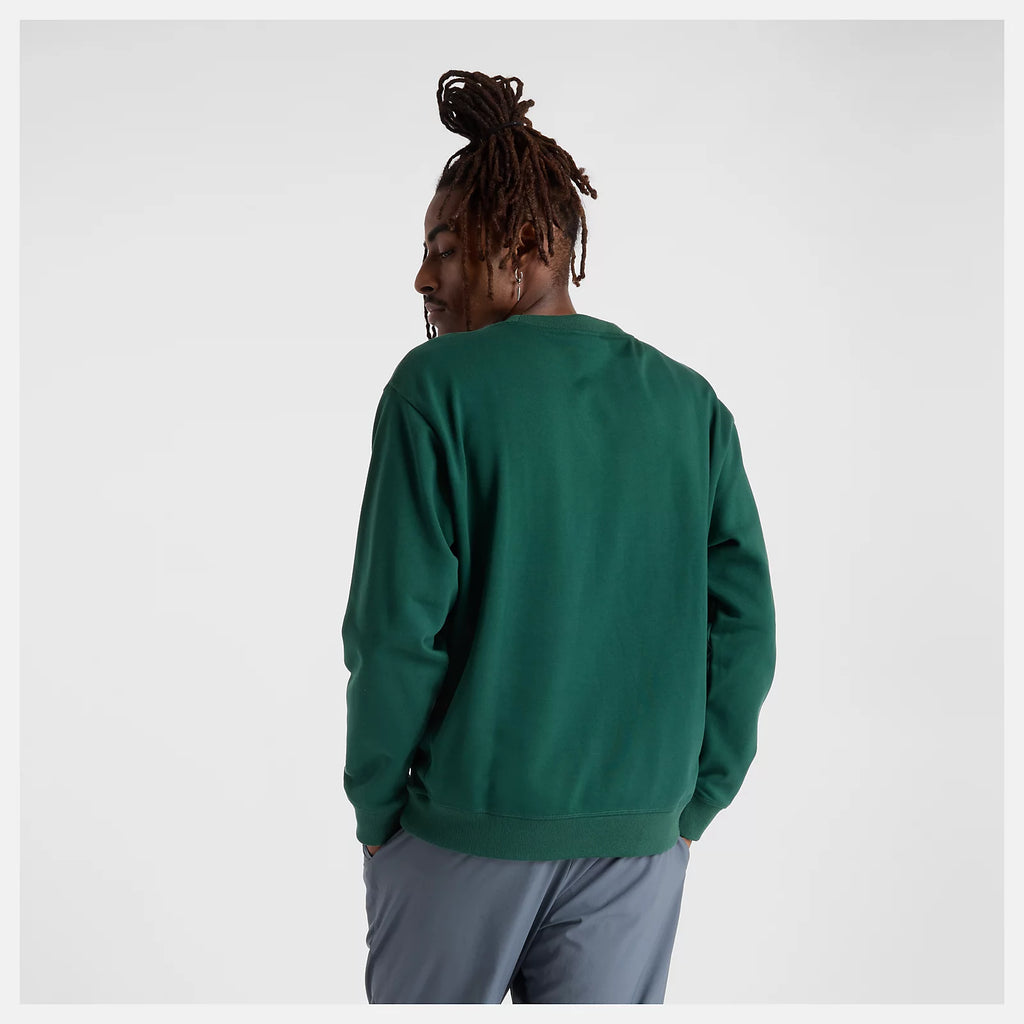 NEW BALANCE Athletics French Terry Crew - NIGHTWATCH GREEN