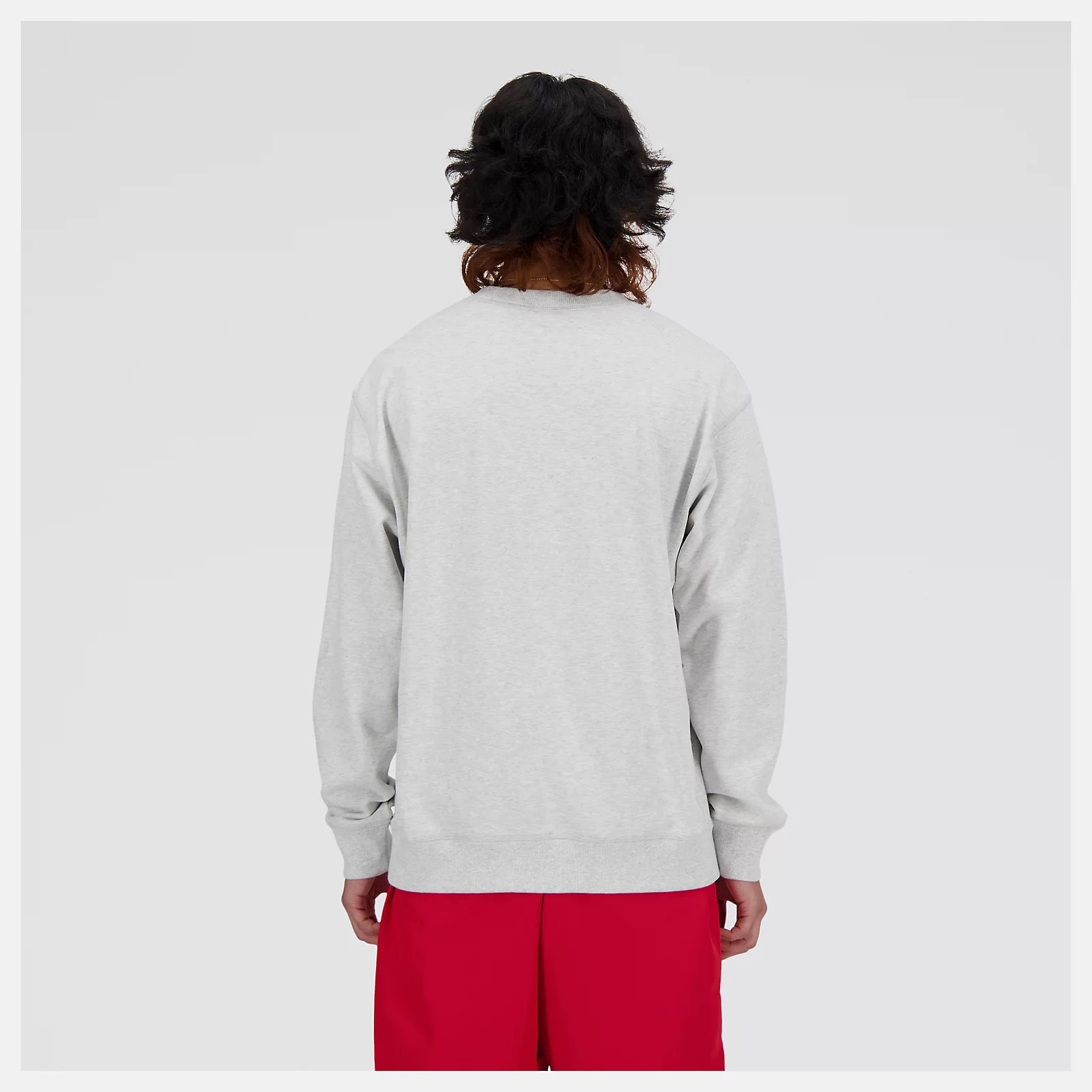 NEW BALANCE Athletics Premium Logo Crew - Ash grey