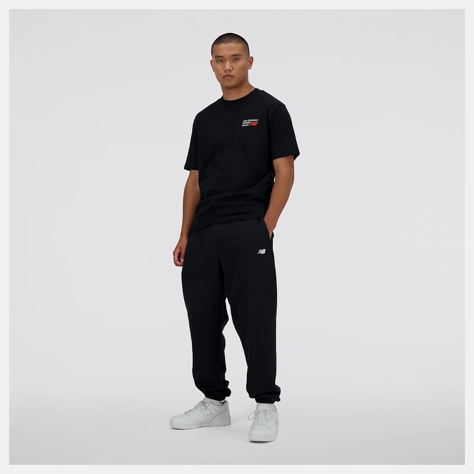 NEW BALANCE Athletics Premium Logo T-Shirt - Black