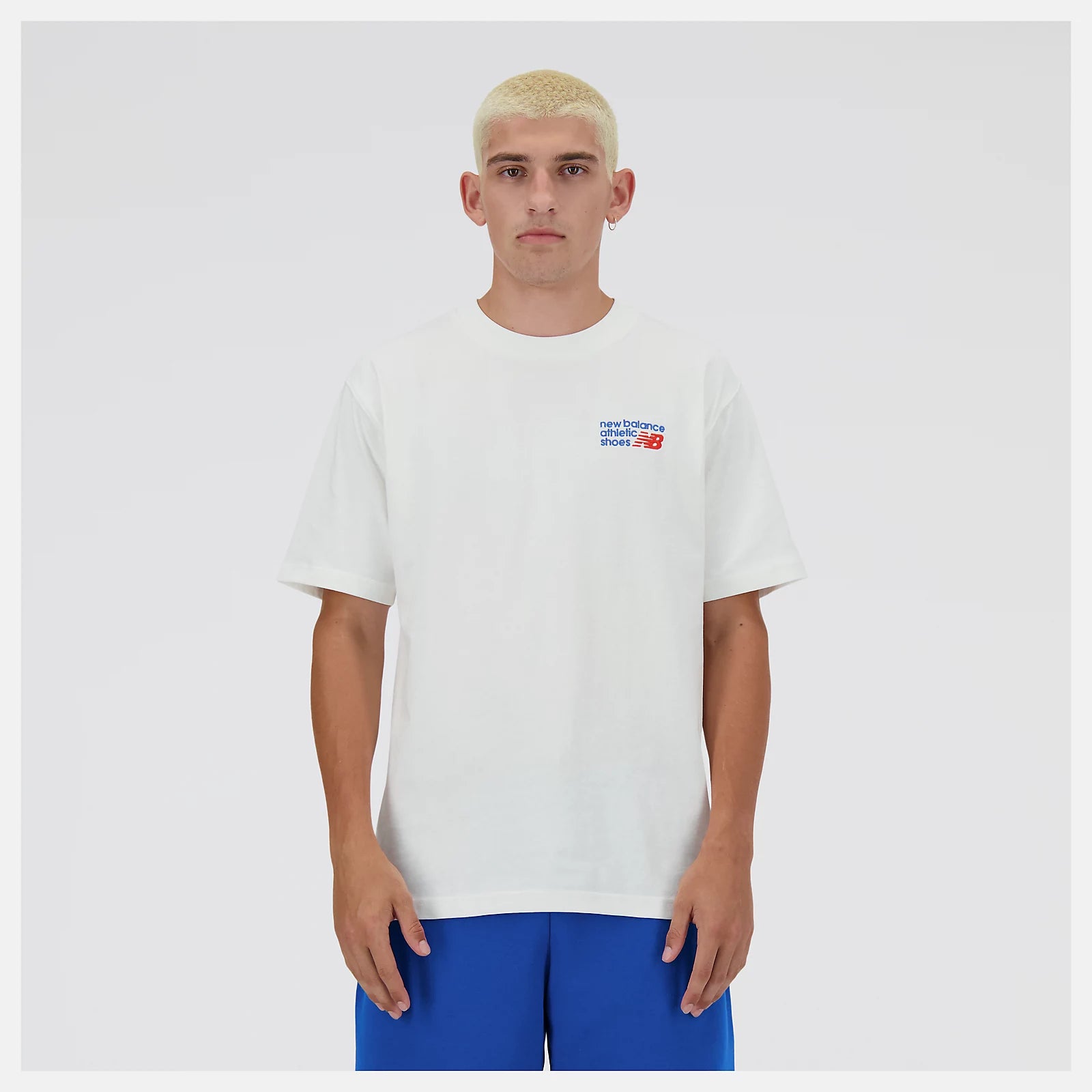 NEW BALANCE Athletics Premium Logo T-Shirt -Sea Salt