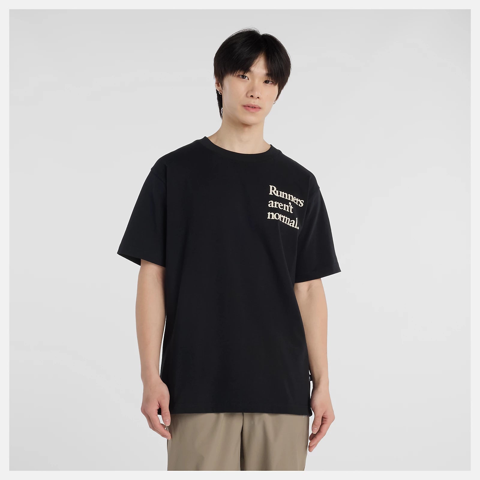 NEW BALANCE Athletics Runners aren't Normal SS Tee - Black