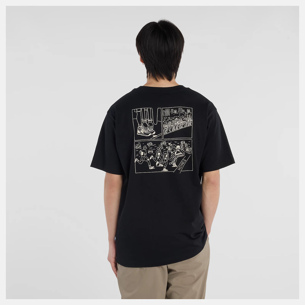 NEW BALANCE Athletics Runners aren't Normal SS Tee - Black