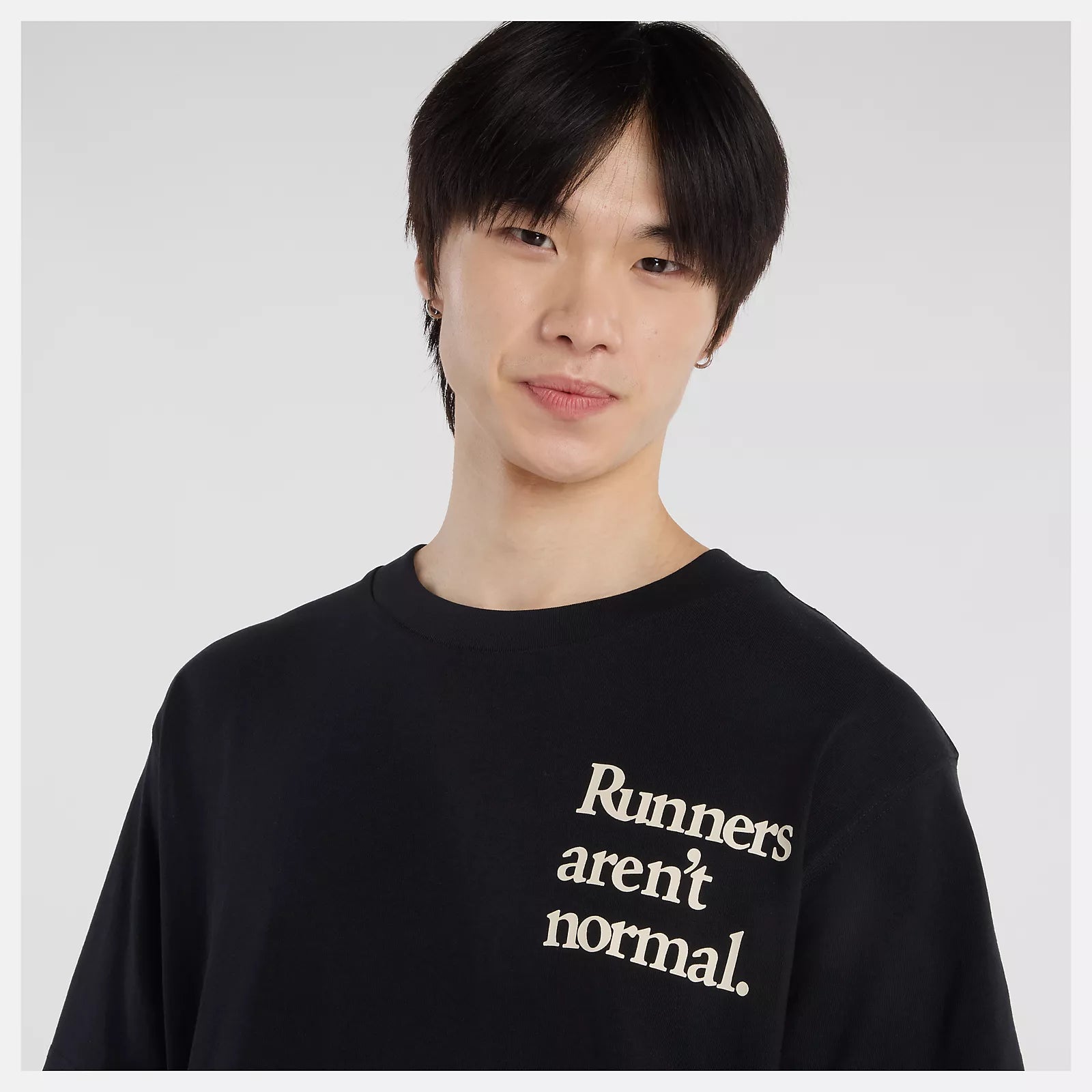 NEW BALANCE Athletics Runners aren't Normal SS Tee - Black