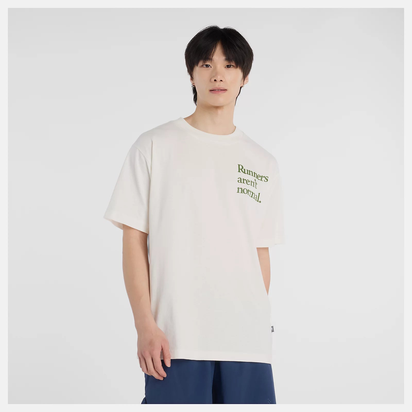 NEW BALANCE Athletics Runners aren't Normal SS Tee - Off White