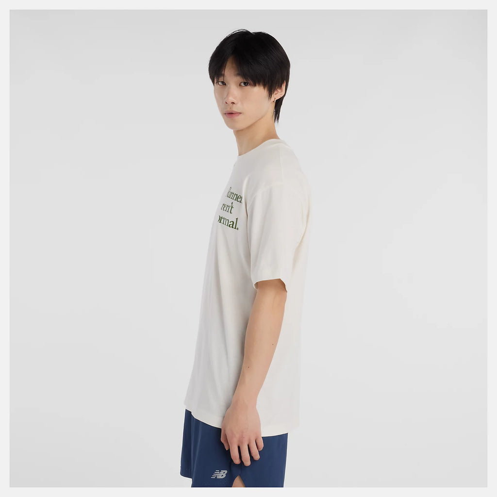 NEW BALANCE Athletics Runners aren't Normal SS Tee - Off White